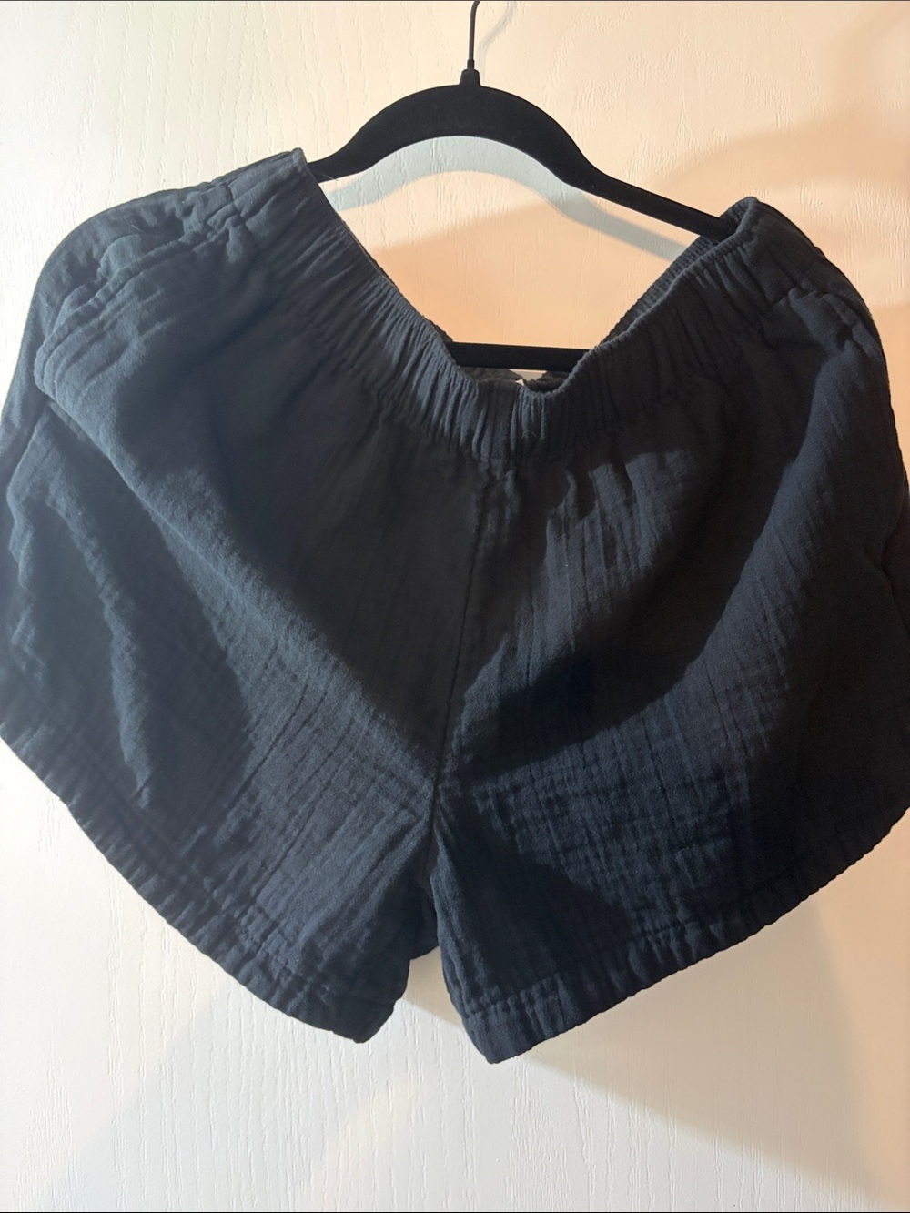 Old Navy cotton gauze shorts; worn once